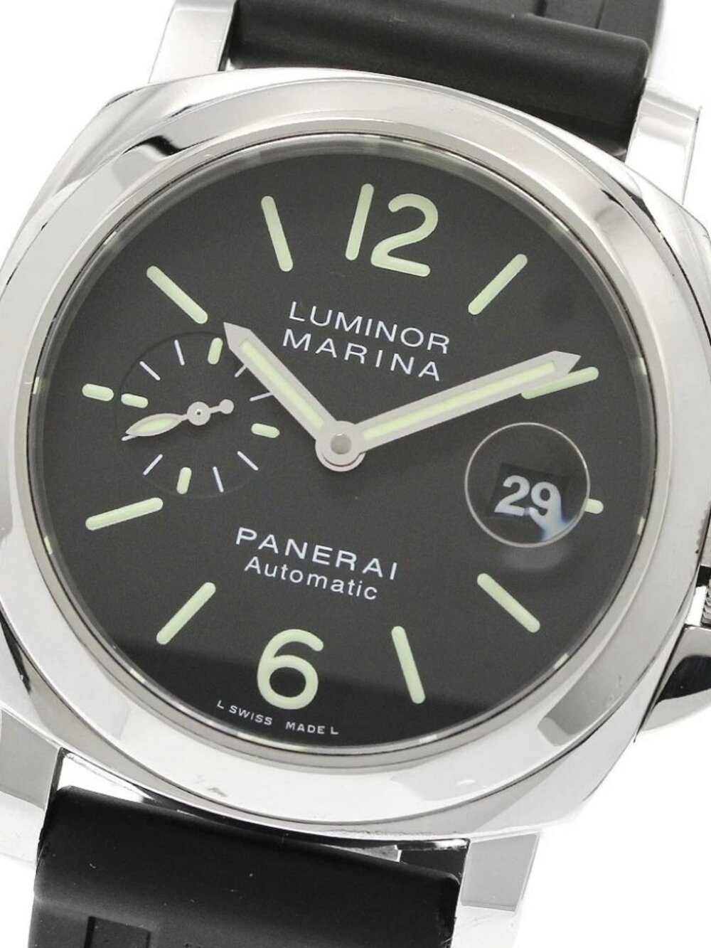 PANERAI Luminor Marina PAM00104 Small Second Date Automatic Men's Watch_951930